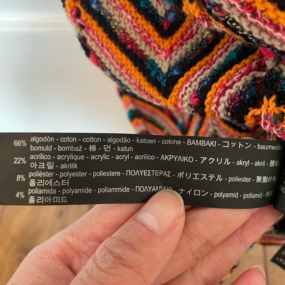 Zara Knit Long Maxi Multicolour summer beach Halter dress - Picture 7 of 7